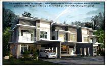 Proposed Modern Design Link-Detcahed Double Storey House