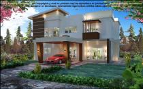 Proposed Modern Design Link-Detcahed Double Storey House