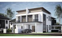 DOUBLE STOREY SEMI DETACHED HOUSE AT TUTONG (NSD 568)