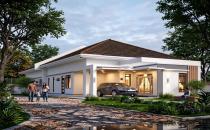 SINGLE STOREY SEMI DETACHED BUNGALOW HOUSE AT LUMAPAS (NSB 103)